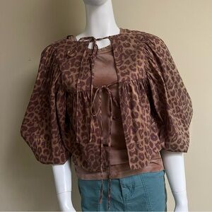 LPA Front Tie Sweater